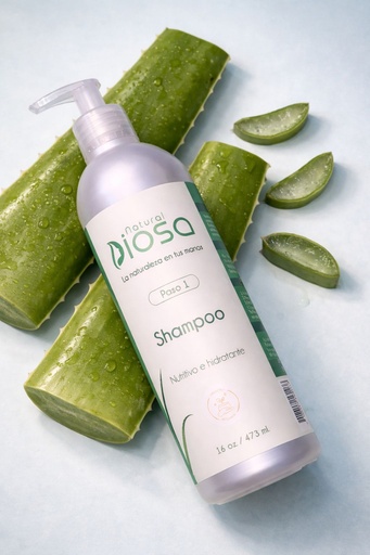 Shampoo Hidratante y Nutritivo Aloe vera 16oz